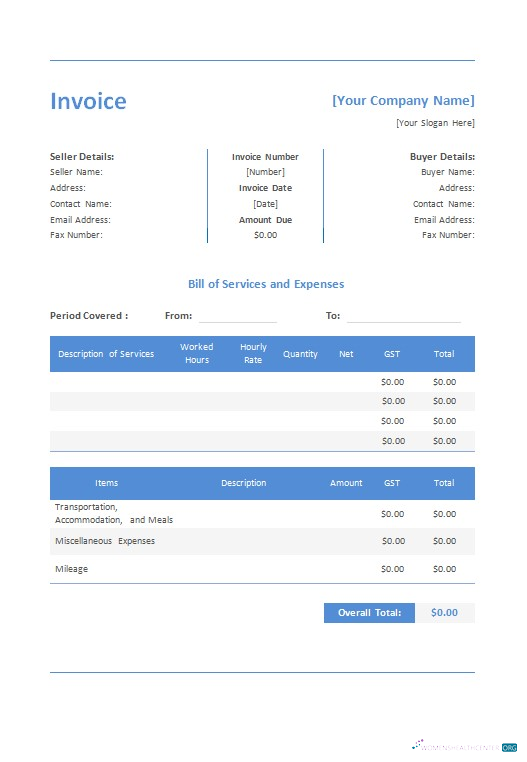 Download Free Construction Invoice Template 2 Photoshop template